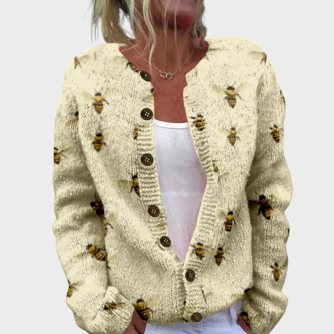 Lily | Cardigan mit Bienen