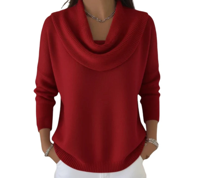 Elisa | Pullover mit Kragen
