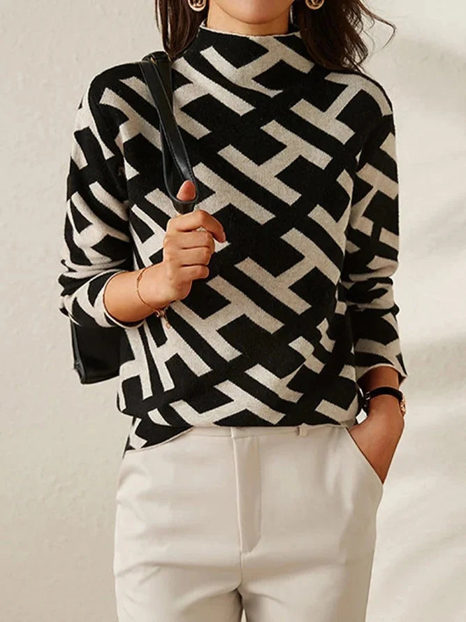 Jessy – Eleganter Rollkragenpullover
