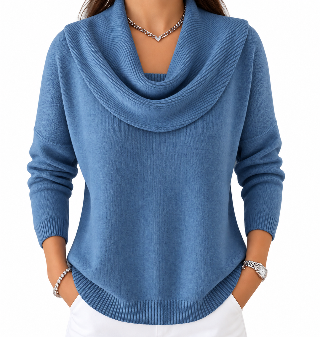 Elisa | Pullover mit Kragen