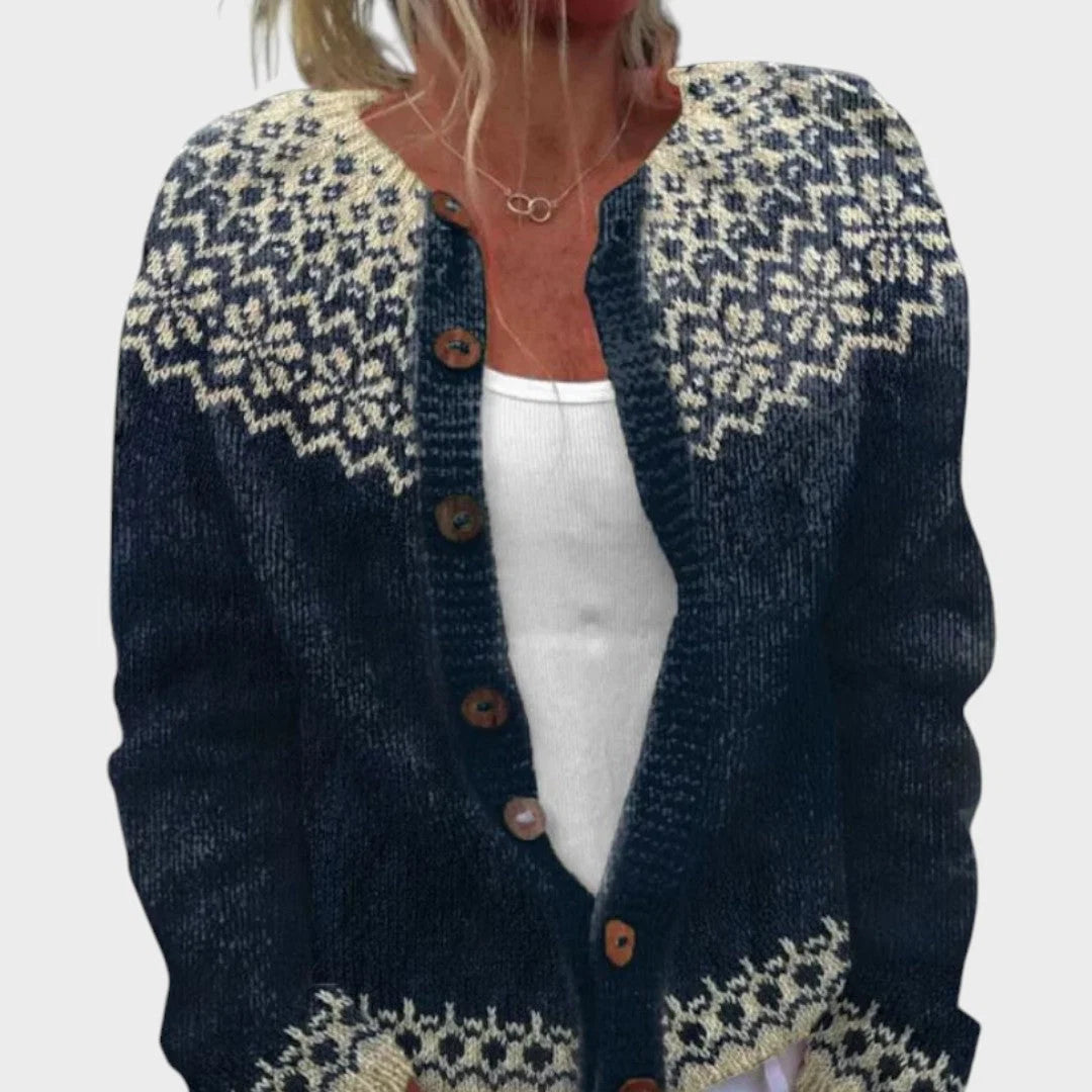 Evie | Dunkelblauer Cardigan