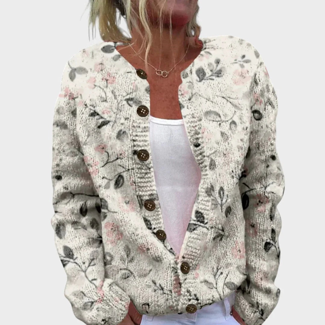 Sophie | Cardigan mit Blüten