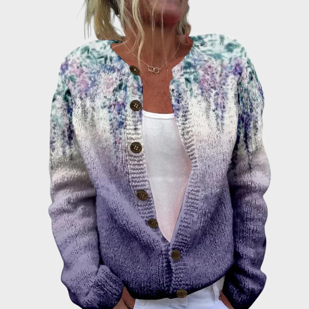 Mia | Cardigan mit Blumen