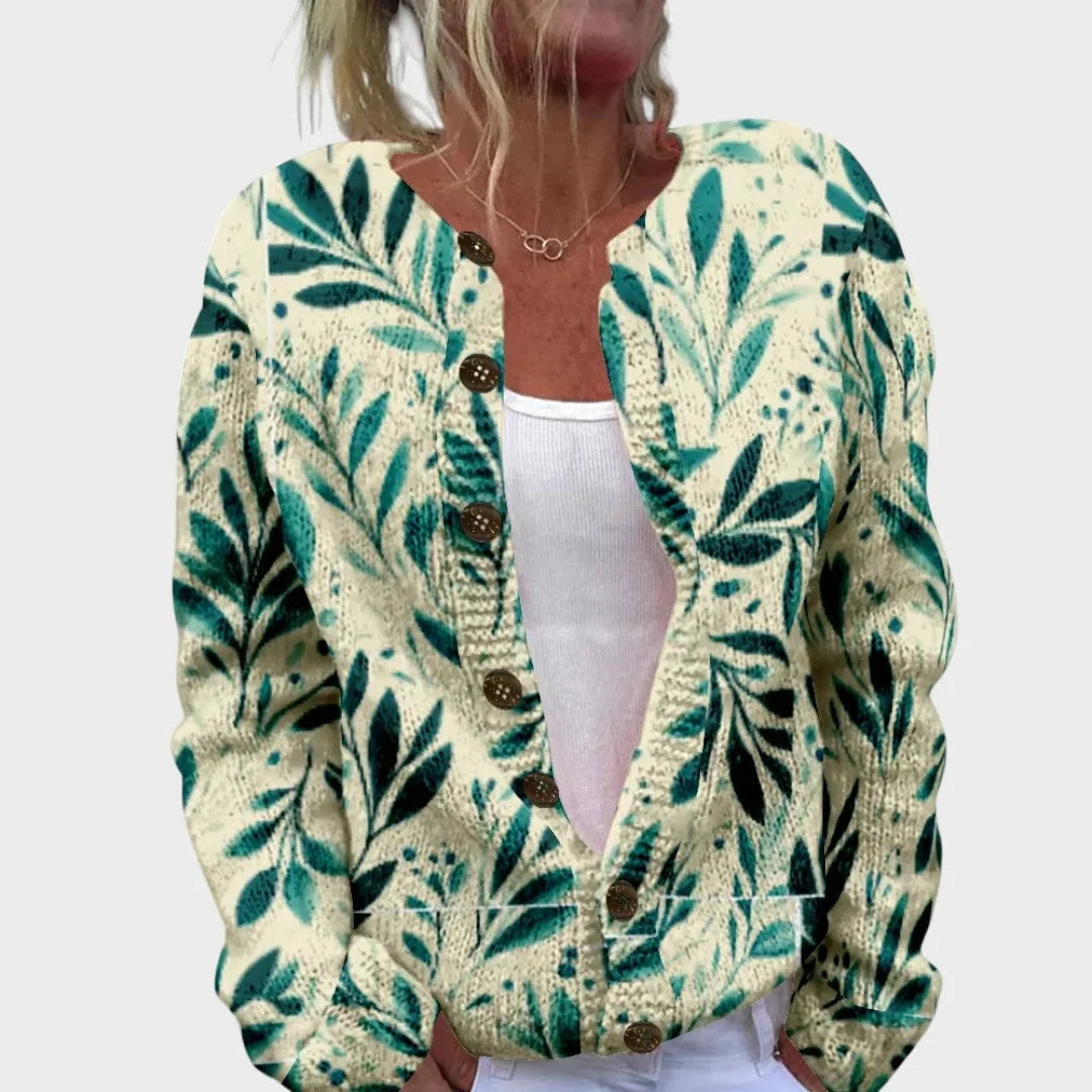Harper | Cardigan mit Blumen